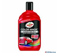 Turtle Wax – Cire pour voiture Color Magic – Restaure rayures délavées – Rouge 500 ml