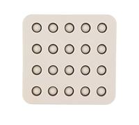 Cire Reine greffage Tasses Silicone Moule Apiculture Cire d'abeille Reine cellules Tasses Faisant Moule (4 rangées 96x92x14mm)