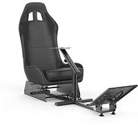 cirearoa Support de Roue de Course avec siège de Conduite de Chaise de Jeu Cockpit pour Tous Logitech G923 | G29 | G920 | Thrustmaster | Roues Fanatec | Xbox One, PS4, Plates-Formes PC