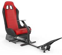 cirearoa Support de Roue de Course avec siège de Conduite de Chaise de Jeu Cockpit pour Tous Logitech G923 | G29 | G920 | Thrustmaster | Roues Fanatec | Xbox One, PS4, Plates-Formes PC