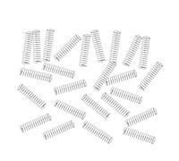 Cireux 150pcs Compressed Spring, 304 Stainless Steel Small Pen Spring, Length 10-30mm, OD 4-6mm, Wire Diameter 0.3-0.5mm Compression des Petits Ressorts (Color : 150pcs, Size : 0.5 * 6 * 30mm)