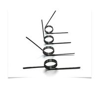 Cireux Fil à ressort de Torsion en spirale en forme de V, en acier résistant à la rouille, 65mn, diamètre 1.2mm, Angle 60 90 120 180 degrés, 10 pièces Compression des petits ressorts (Color : 3 LAPS_