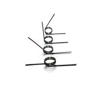 Cireux Ressort de Torsion en forme de V, diamètre de fil de 0.7mm, Type de Rotation droite, ressort de Torsion 60 90 120 180 degrés, ressorts métalliques personnalisés 10 pièces Compression des petits