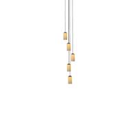 Cirio Cascada 5 Suspension Blanc Pana/Porcelaine