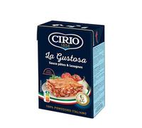 CIRIO - Sauce Gustosa, Sauce Tomate Savoureuse en Tetra Recart, 500g - Lot De 4
