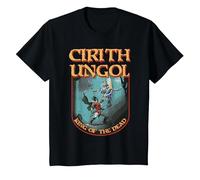Cirith Ungol Roi des Morts T-Shirt, Enfant, Noir, 6 Ans