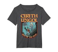 Cirith Ungol Roi des Morts T-Shirt, Femme Grandes Tailles, Chiné Foncé, 1X