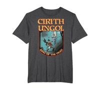 Cirith Ungol Roi des Morts T-Shirt, Homme Grandes Tailles, Chiné Foncé, 3X Tall
