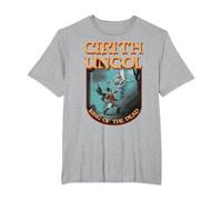 Cirith Ungol Roi des Morts T-Shirt, Homme Grandes Tailles, Gris Chiné, 2X Tall