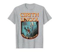 Cirith Ungol Roi des Morts T-Shirt, Homme, Gris Chiné, XL