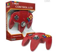 CIRKA : Manette de jeu rouge pour console Nintendo 64 N64 (retro joystick pad...)