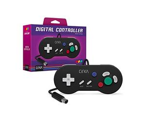 Cirka Manette numérique filaire pour GameCube (GC) - (Noir)