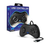CirKa Saturn-Style USB Controller for PC/ Mac (Black)