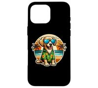 Cirnechi dell'Etna Propriétaire de chien Summer Vibes Vacances Coque pour iPhone 16 Pro Max