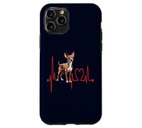 Cirneco dell'Etna Heartbeat EKG Sighthound Mom Dad Coque pour iPhone 11 Pro