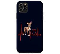 Cirneco dell'Etna Heartbeat EKG Sighthound Mom Dad Coque pour iPhone 11 Pro Max