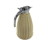 CIRONI Pichet Isotherme sous Vide, Distributeur de café et de Boissons Thermos à Double paroi de 2 litres, Carafe Thermique en Acier Inoxydable pour jus de café, Lait, thé, Boissons