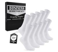 Cirorld Chaussettes Homme Lot de 10 Paires de Chaussette Homme avec Coffret Cadeau, Chaussettes Coton Homme avec Couture Invisible, Idéales pour le Travail et le Quotidien