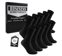 Cirorld Chaussettes Homme Lot de 10 Paires de Chaussette Homme avec Coffret Cadeau, Chaussettes Coton Homme avec Couture Invisible, Idéales pour le Travail et le Quotidien