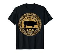 Cirque BBQ Cochon Vintage T-Shirt Graphique avec Valeur