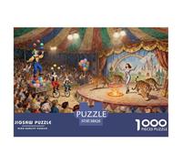 Cirque Puzzle en Bois Imperméable DIY Puzzles De 1000 Pièces pour Adultes Coloré Jeux De Stimulants