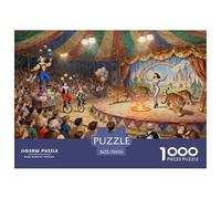 Cirque Puzzle en Bois Imperméable Puzzles De 1000 Pièces pour Adultes Amusant Jeux De Stimulants