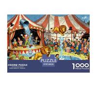 Cirque Rural Puzzle en Bois Imperméable DIY Puzzles De 1000 Pièces pour Adultes Amusant De Décoration pour La Maison