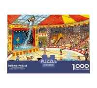 Cirque Rural Puzzle en Bois Imperméable DIY Puzzles De 1000 Pièces pour Adultes Amusant Jeux De Stimulants