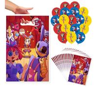 Cirque Sachets de fête, 30 Sac Cadeaux, 18 Paquets Ballons de Fête à Thème de Carnaval, Sacs de Cadeau Pochette Bonbon Anniversaire Sachet en pour Faveur de Noël Anniversaire Fête