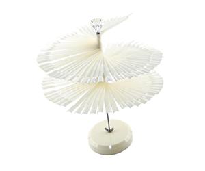 Cirraorive Bâtonnets D'échantillons D'ongles, Présentoir, Motif En Spirale, Conseils, Schéma, Support En Spirale, Outils D'entraînement, tête plate naturelle