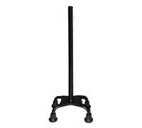 Cirraorive Embout de Canne avec Support, Base Antidérapante à Quatre Points, Accessoires Robustes pour Canne, Absorption Des Chocs, Grand