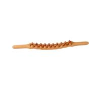 Cirraorive Gua Sha Bâton Guasha Bois Naturel Accessoire Massage Complet Perles Drainantes Acupression Ergonomique Multifonction Convenant Relaxation Domicile Tra, Couleur Bois 31 Perles