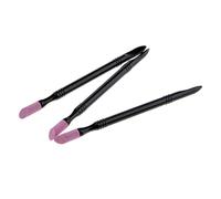 Cirraorive Kit de 3 Stylos pour Cuticules : Râpe-cuticules, Repousse-cuticules, Coupe-cuticules, Stylo Limeur de Cuticules avec Pierre de et Manche