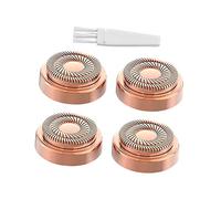 Cirraorive Lot de 4 Têtes de Rechange pour épilateur Facial, Brosse de Nettoyage, Filet 3D, Installation Facile, Convient Aux Femmes pour Une Utilisation Quotidi