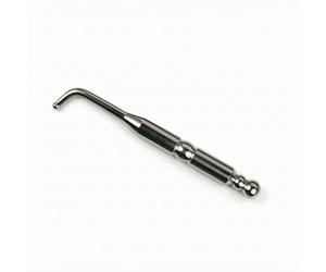 Cirraorive Massager d'Acupression Auriculaire Bâton Outil Pointe Crochet Bille Acupoint Précision Acier Inoxydable Embout Fin 04cm Boule 11cm Corps 12cm Adapté à, Acier Inoxydable