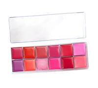 Cirraorive Palette de 12 Couleurs Matte Cosmetics Crème Hydratante pour Les Lèvres