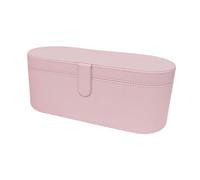 Cirraorive Sac de Rangement pour Sèche-cheveux, étui Rigide En PU, Sac Fourre-tout, Résistant à L'eau, Accessoire de Coiffure pour Le Bureau, Cadeau pour Fem, Rose