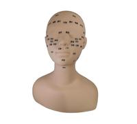 Cirraorive Tête de Mannequin En Silicone Souple pour La Formation Faciale, Idéale pour Les Massages Spa, La Simulation de Cils et La Pratique Cliente. Convient A, Noir
