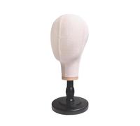 Cirraorive Tête de Mannequin, Modèle de Tête de Mannequin, Présentoir Robuste pour Foulards, Lunettes, Chapeaux, Casques Audio, socle noir