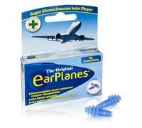 Cirrus EarPlanes Lot de 2 bouchons d'oreille en silicone médical pour adulte - Pour compenser la pression et les douleurs d'oreille en vol