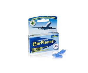 Cirrus EarPlanes Lot de 2 bouchons d'oreille en silicone médical pour adulte - Pour compenser la pression et les douleurs d'oreille en vol