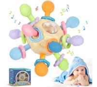 CIRULLI Hochet bébé Pour jouet bebe 0-3 mois, jouets de dentition sensoriels,Jeux d’Eveil Hochet Bébé bébé de 0 à 12 mois Filles Garçons Cadeau Montessori