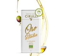 Cirulli Huile d'Olive Extra Vierge Bio, 3L, Boîte - Qualité Supérieure | Pressée à froid, récolte précoce, olives manuellement ramassées, riche en polyphénols, goût fruité, extra vierge, italienne