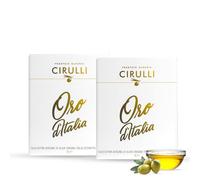Cirulli Huile d'olive extra vierge italienne extraite à froid, 2 Bag in Box | EVO, 2 x 3 litres, huile EVO premium, 100% italienne, récolte précoce, récolté à la main, riche en polyphénols, goût fruité