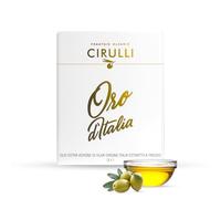 Cirulli Huile d'olive extra vierge italienne, pressée à froid de qualité supérieure, huile d'olive extra vierge, récolte précoce, olives cueillies à la main, riche en polyphénols, sac dans boîte avec