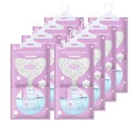 CIRULLI Lot de 8 déshumidificateurs - Absorbeur d'humidité, granulés déshumidificateurs pour éliminer l'humidité et les odeurs désagréables des armoires, chambres à coucher, résistant à l'humidité