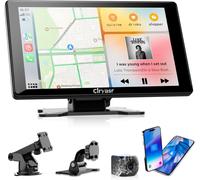 CIRYASR CarPlay Voiture Écran 7" 2025, HD Portable, Autoradio GPS sans Fil avec Caméra de Recul Compatible Tous Véhicules, Mirror Link