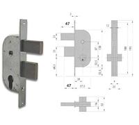 Cisa 0920205 42412-30-0 Serrure de portail Cylindre profilé