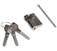 Cisa 0E30012012 Cylindre à Profil Européen ASIX, Nickel, 30/10 mm