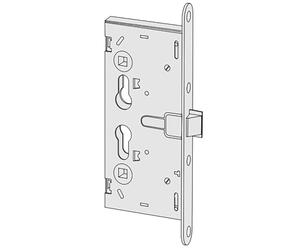 Cisa 1.13100.65.0 - electrocerradura encastrée cortafuego Loquet